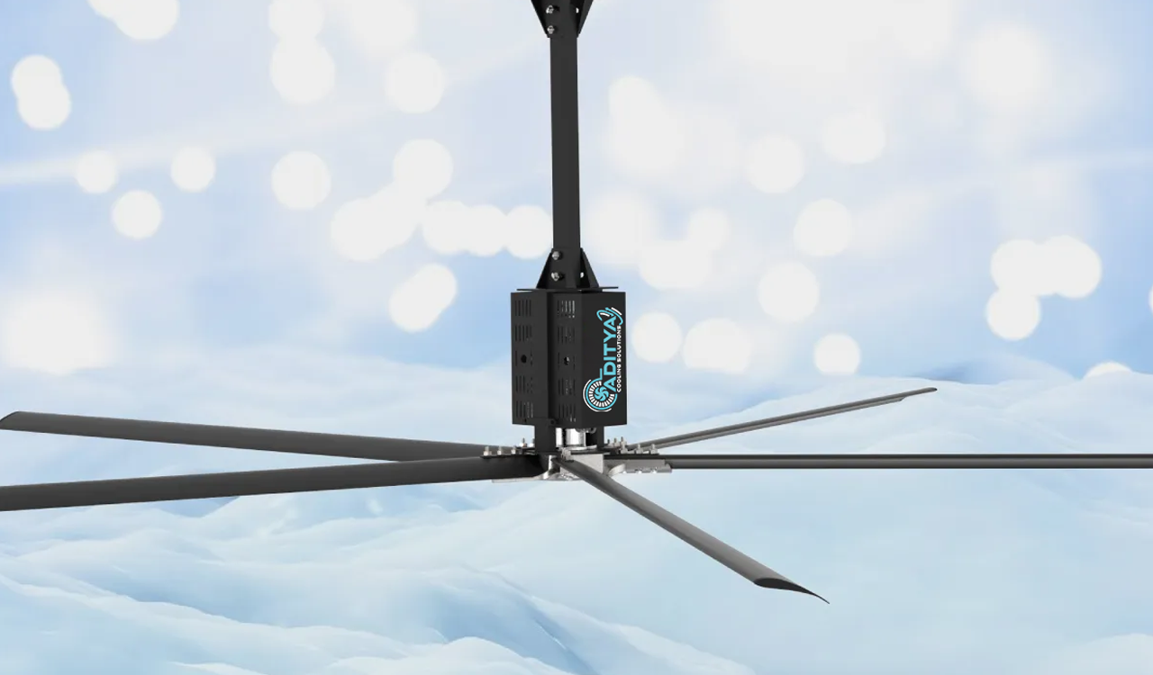 12 Feet HVLS Fan Manufacturer & Dealers in Ahmedabad, India