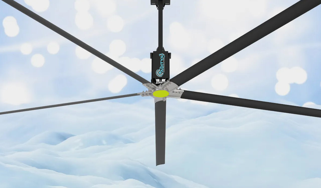 24 Feet HVLS Fan Manufacturer & Dealers in Ahmedabad, India