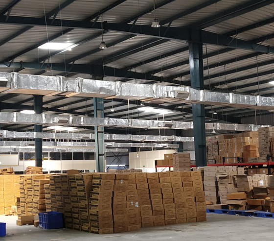 Air Cooling Solution for Industrial Warehouses