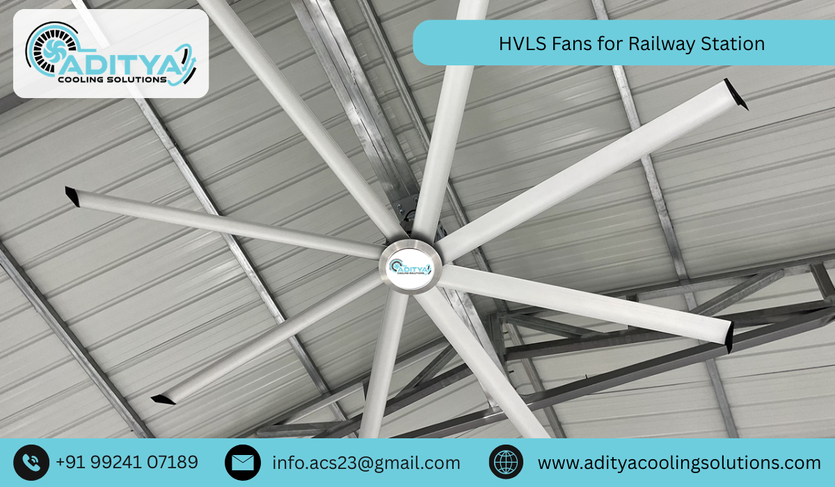 HVLS Fans for Railway Station