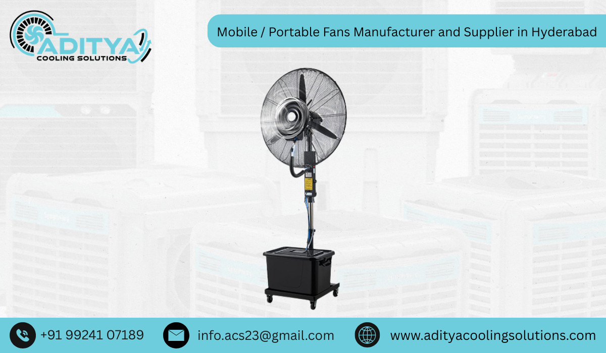 Mobile / Portable Fans Manufacturer and Supplier in Hyderabad