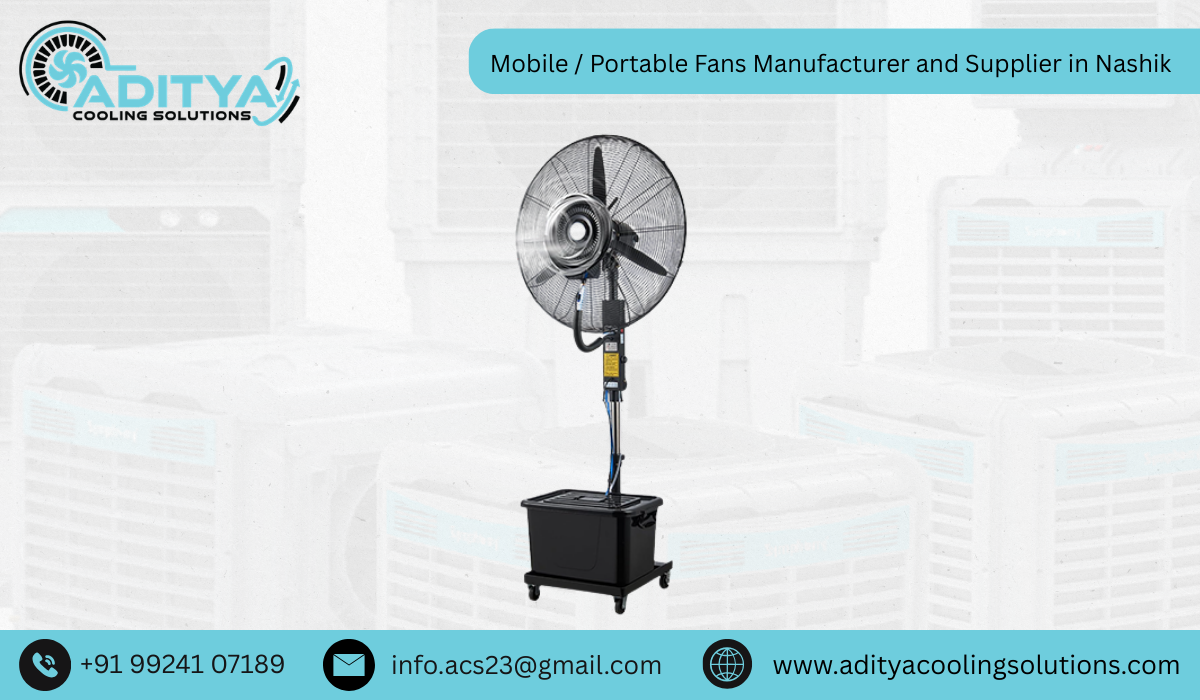 Mobile / Portable Fans Manufacturer and Supplier in Nashik