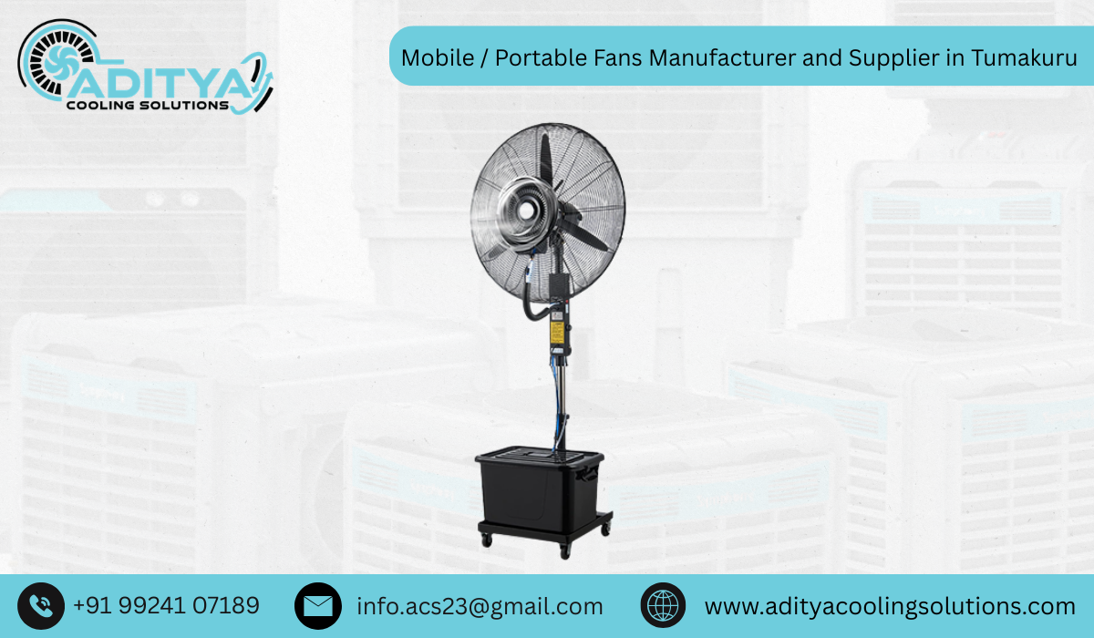 Mobile / Portable Fans Manufacturer and Supplier in Tumakuru